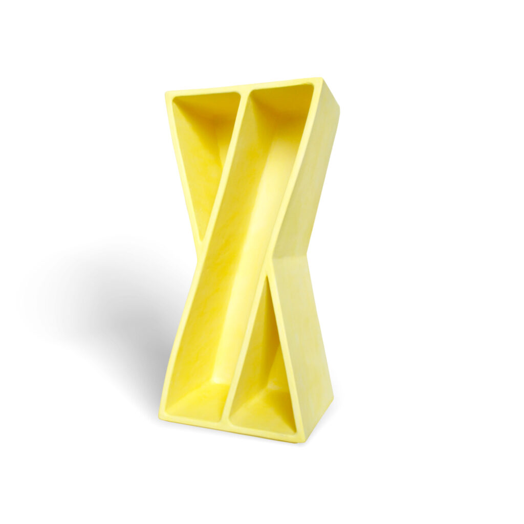 XYZ ceramic end table right view